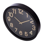 Cunene Weave Wall Clock - Black