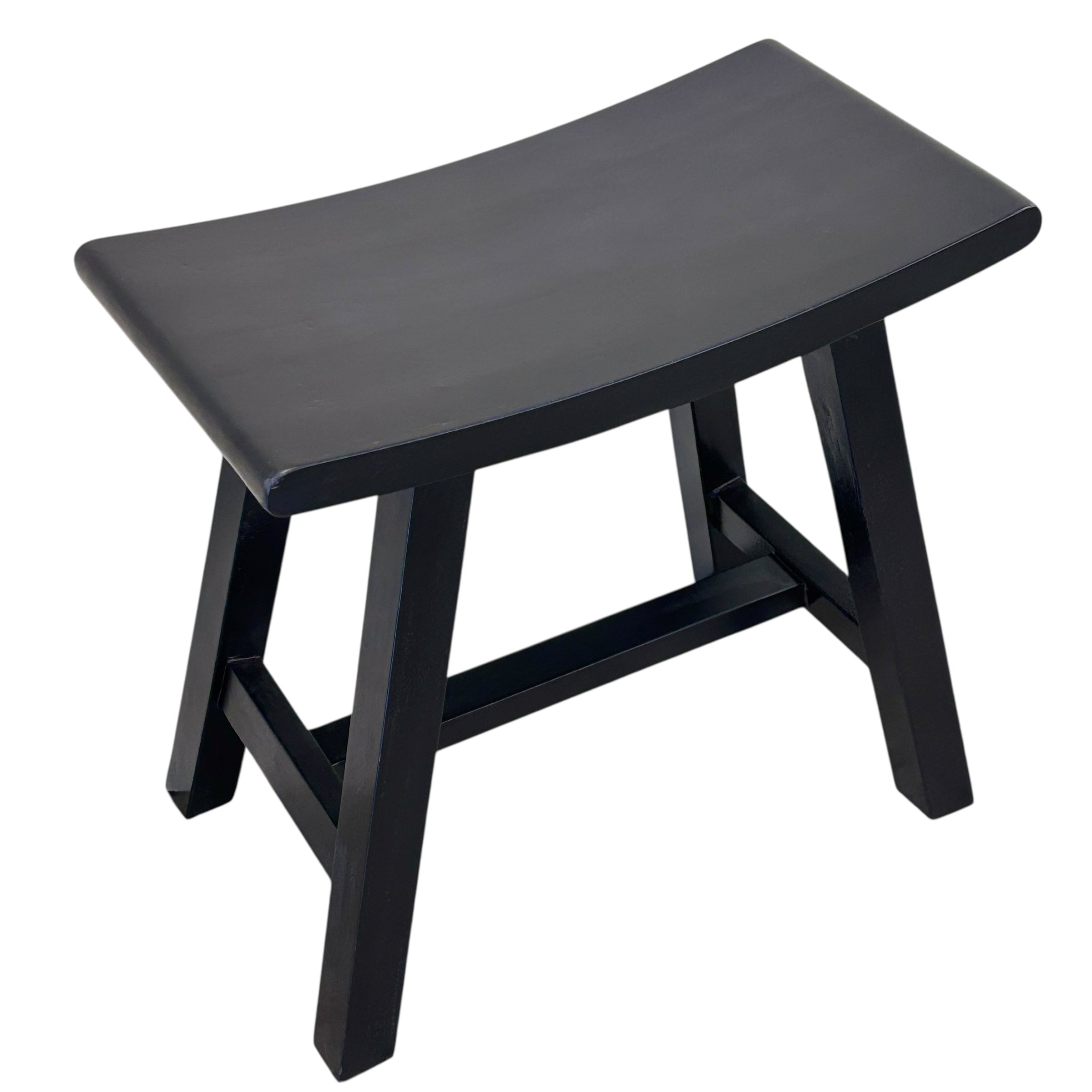 Curved Top Stool - Dark