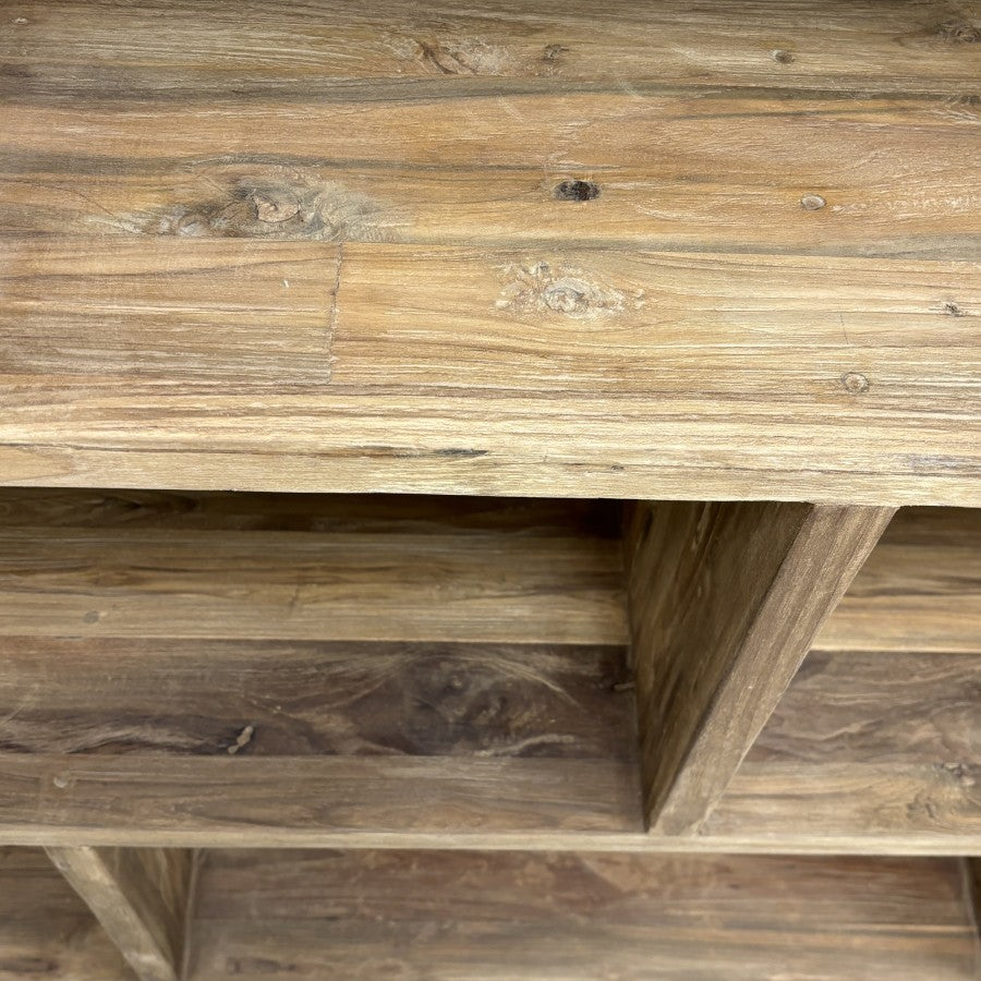 Eden Bookcase - Natural Teak