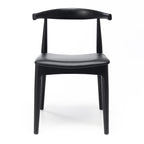 Elbow Dining Chair - Black