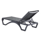 Akaroa Sun Lounger - Slate Grey