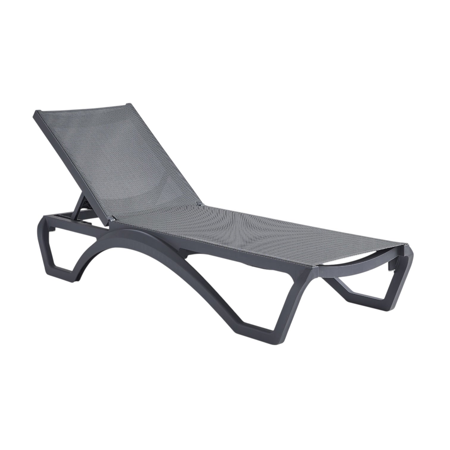 Akaroa Sun Lounger - Slate Grey