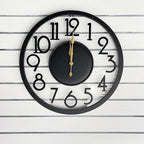 Falan Wall Clock - Black