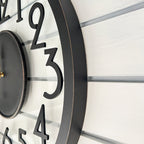 Falan Wall Clock - Black