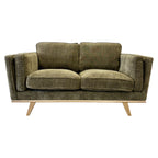 Fergus 2 Seat Sofa - Plush Olive