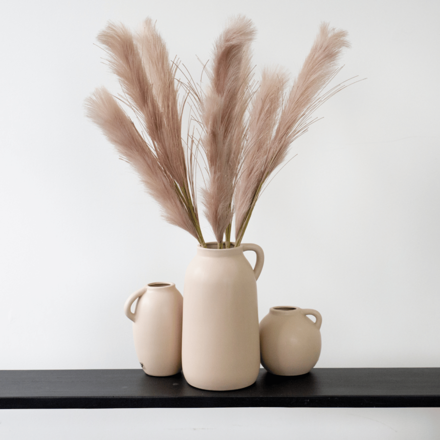 Flagon Vase - Beige