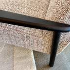 Frankie Armchair - Nutmeg Cream