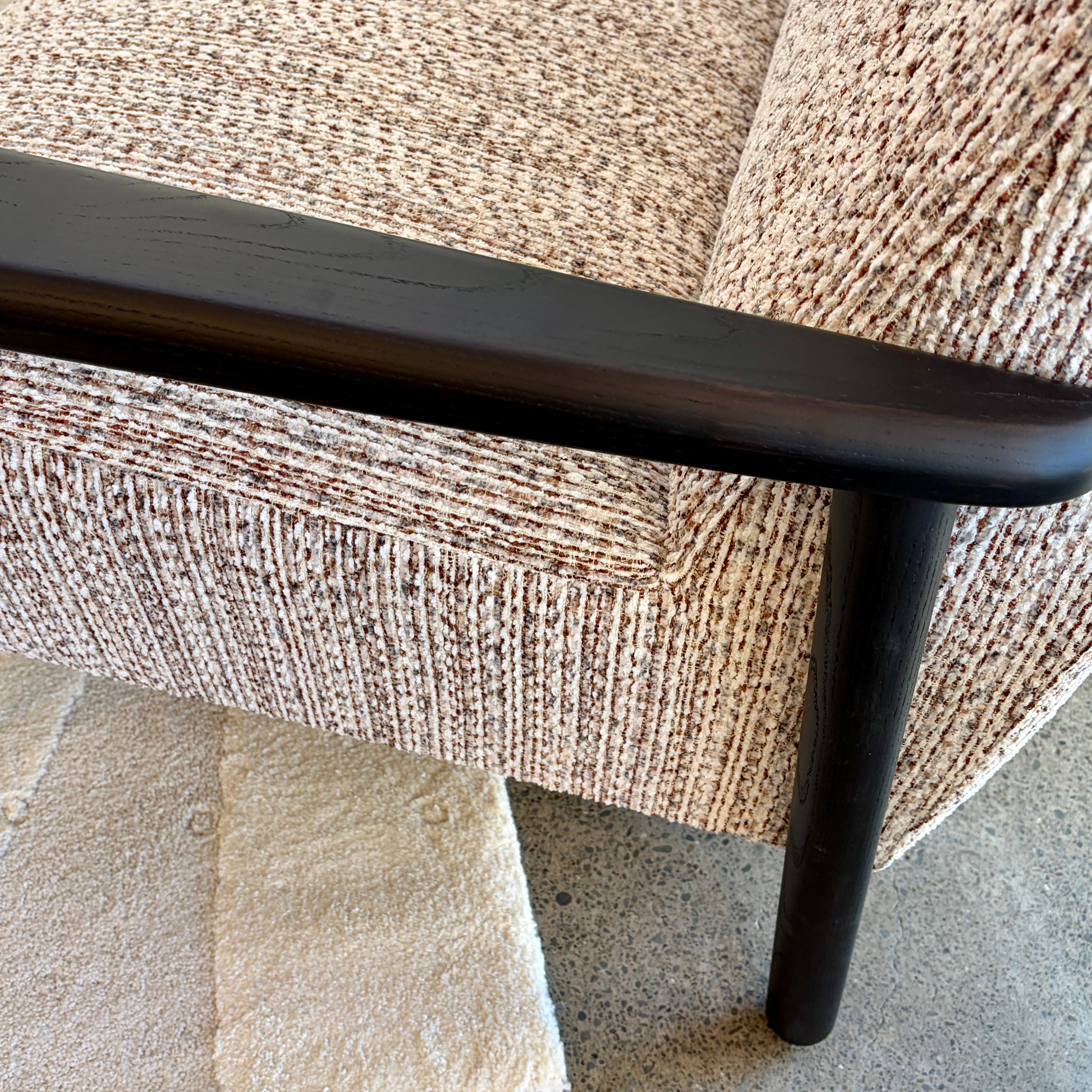 Frankie Armchair - Nutmeg Cream
