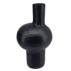 Free Form Black Aluminium Vase