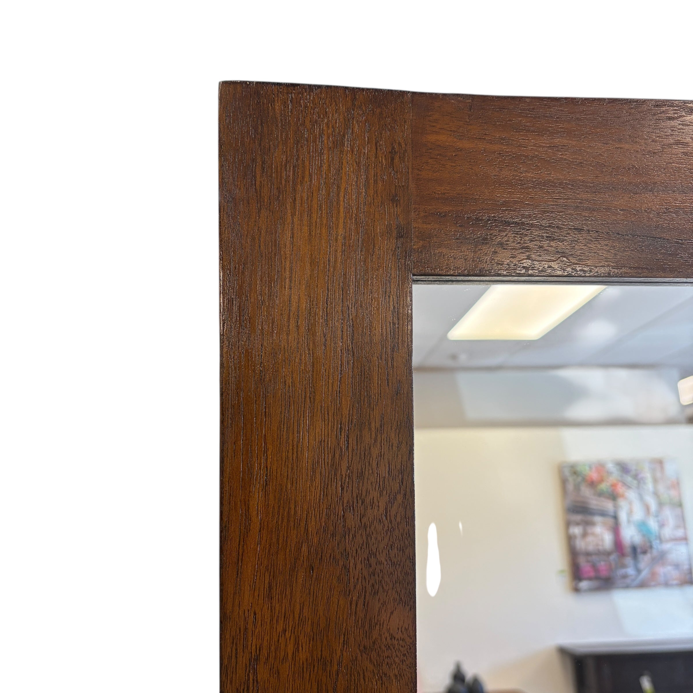 Freestanding Mirror - Rustic Teak
