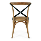 Villa - X Back Dining Chair - Smoked Oak