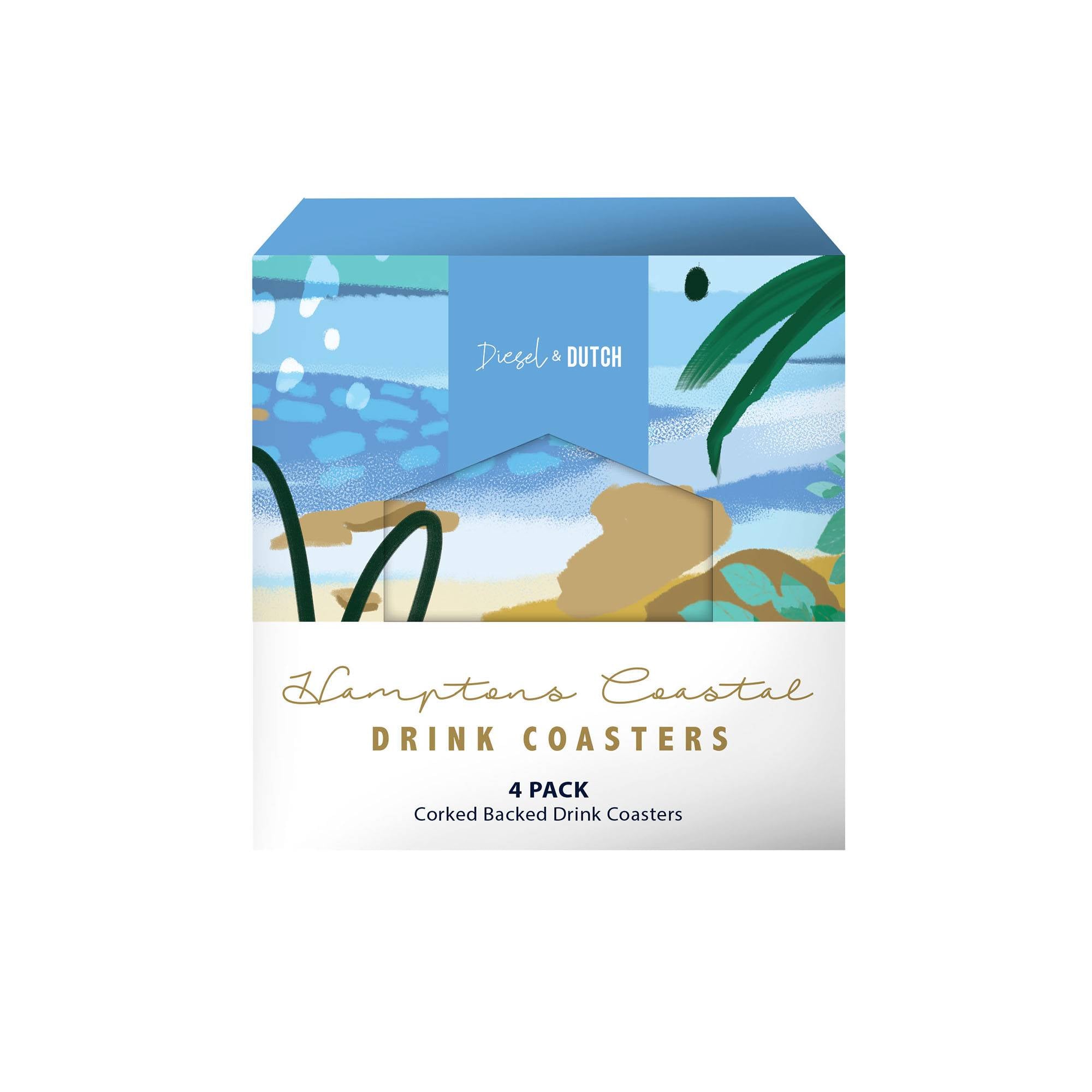 Hamptons Coaster Set - 4