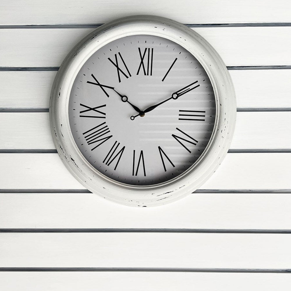 Huxley Clock - Antique White
