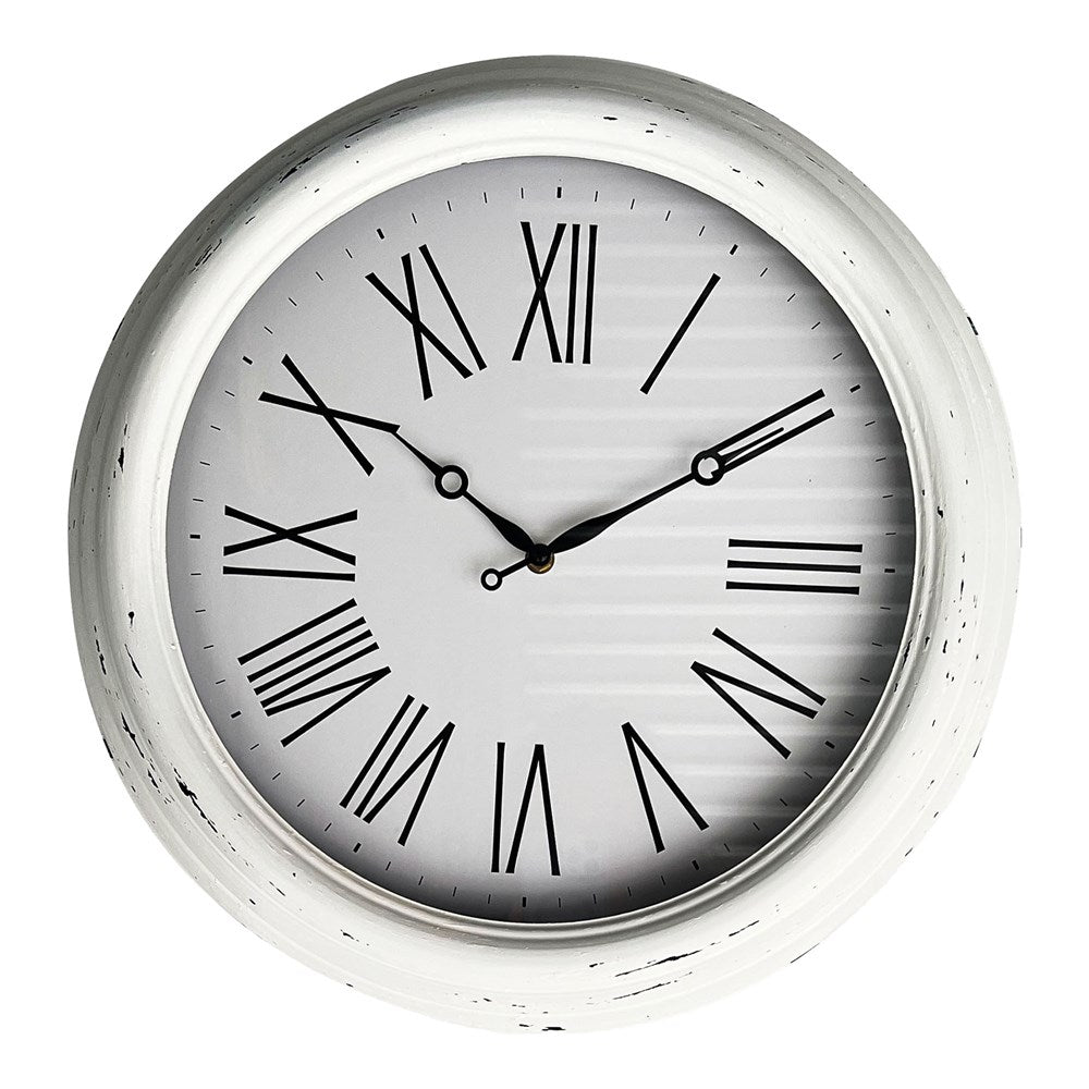 Huxley Clock - Antique White