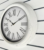 Huxley Clock - Antique White