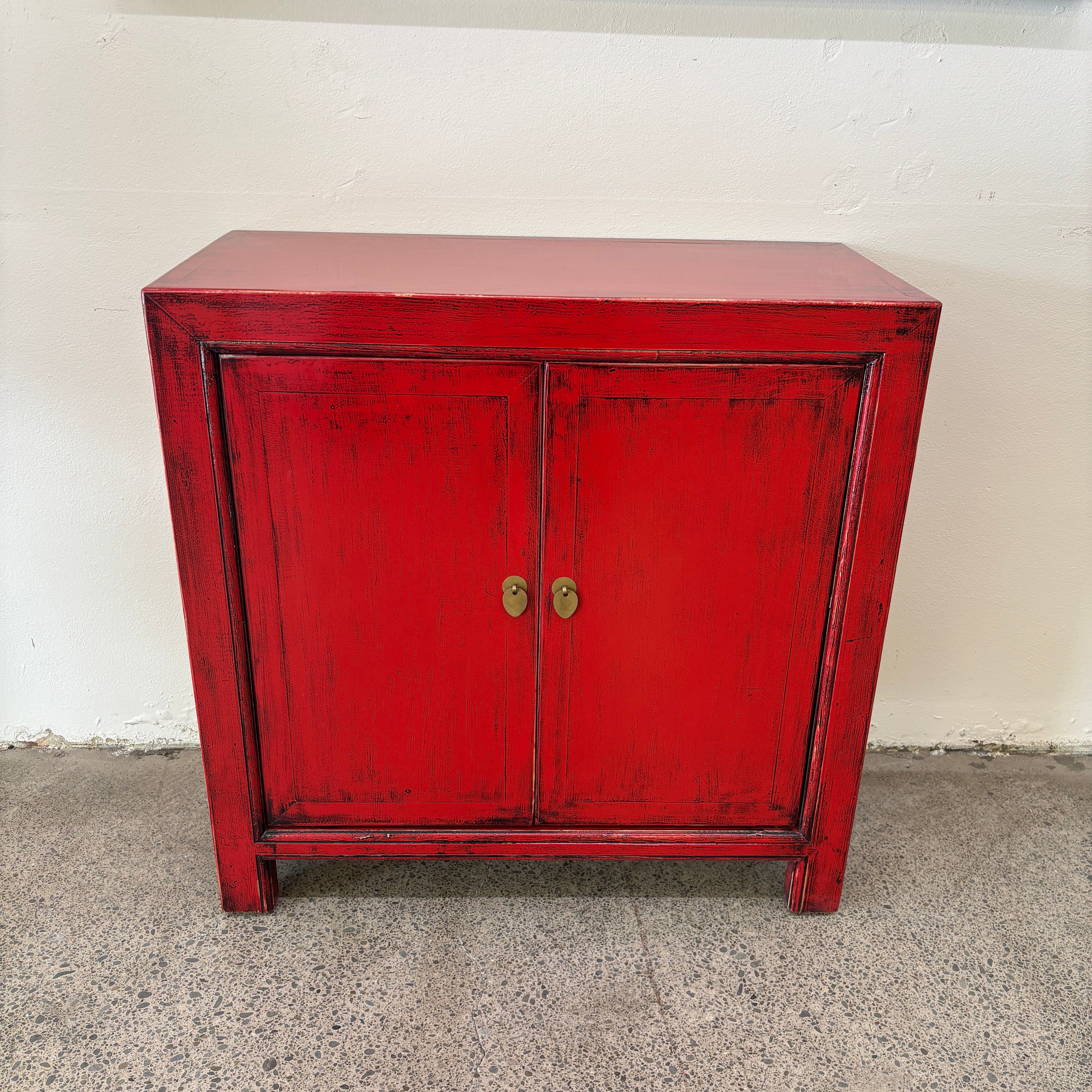 Door 2 Door Cupboard - Chilli Red
