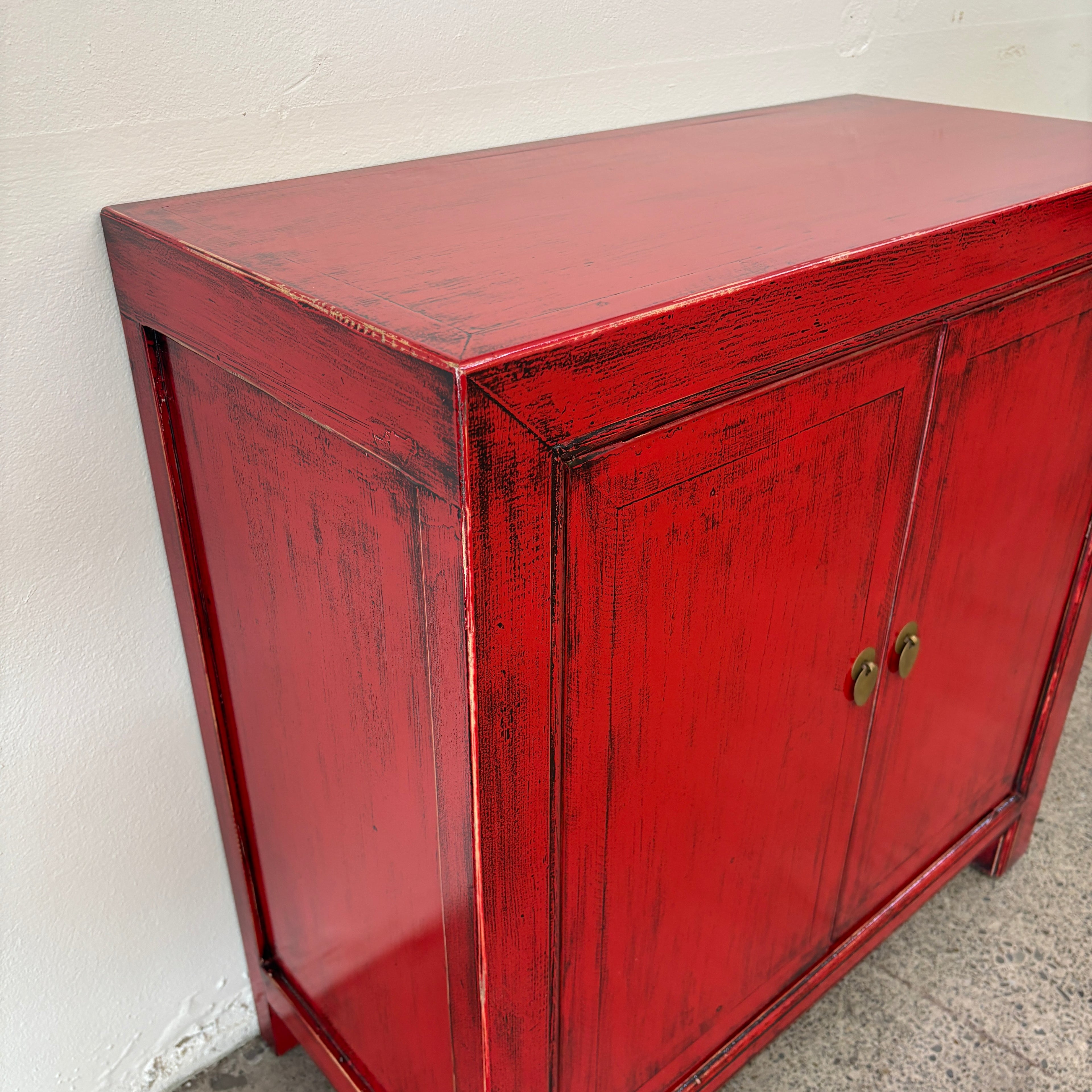 Door 2 Door Cupboard - Chilli Red