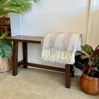 Rustic Teak Bench Seat  - 110cm