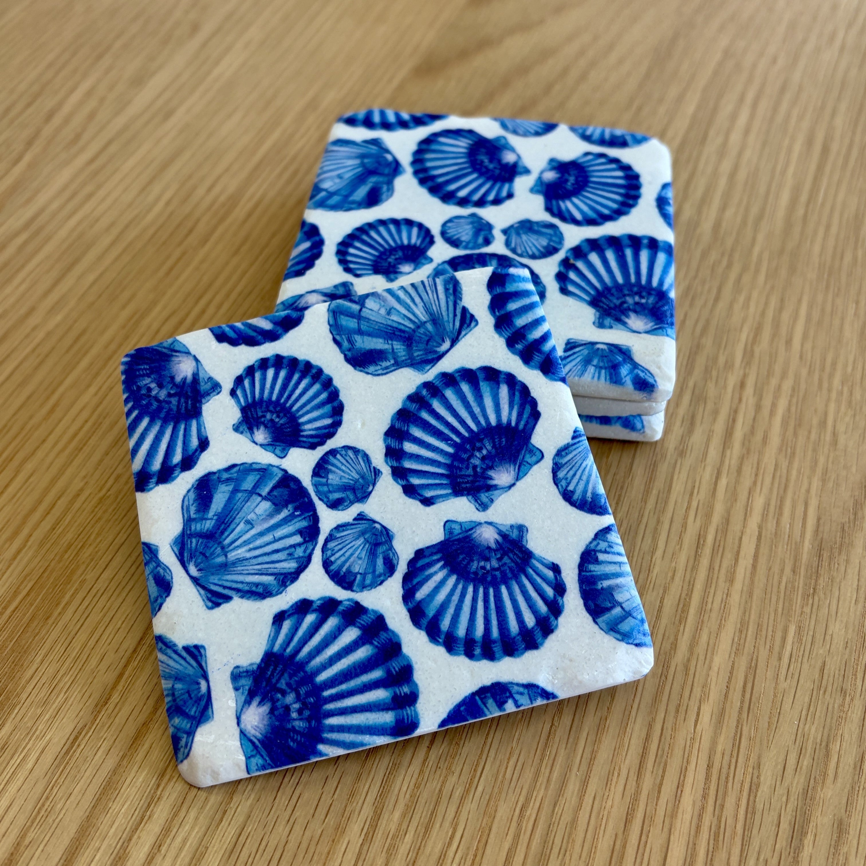 Shell Resin Coasters - S4