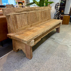 Reclaimed Teak Outdoor Bench - 200cm