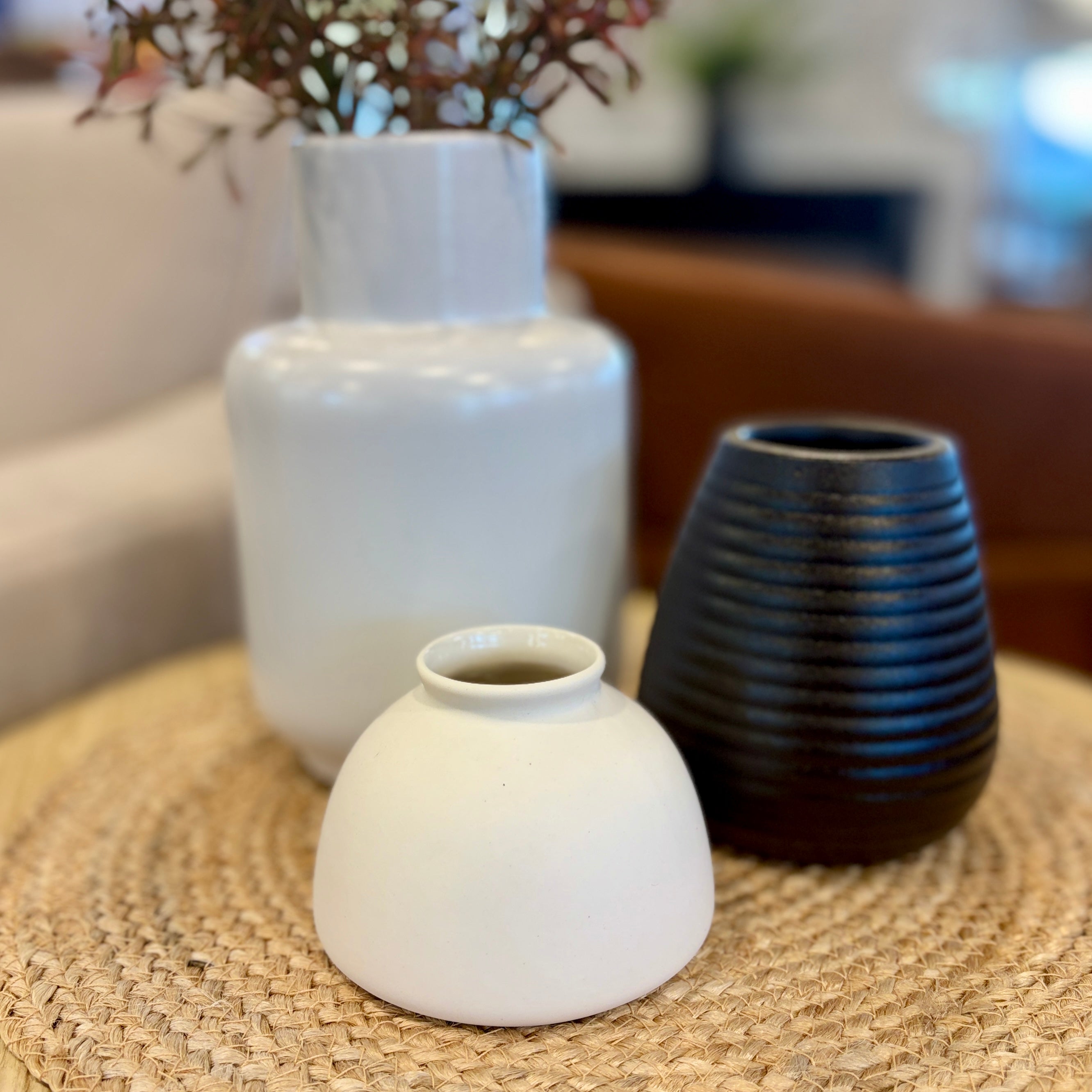 Beau Bud Vase - White