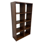 Cube Bookcase 8 - Rustic Teak