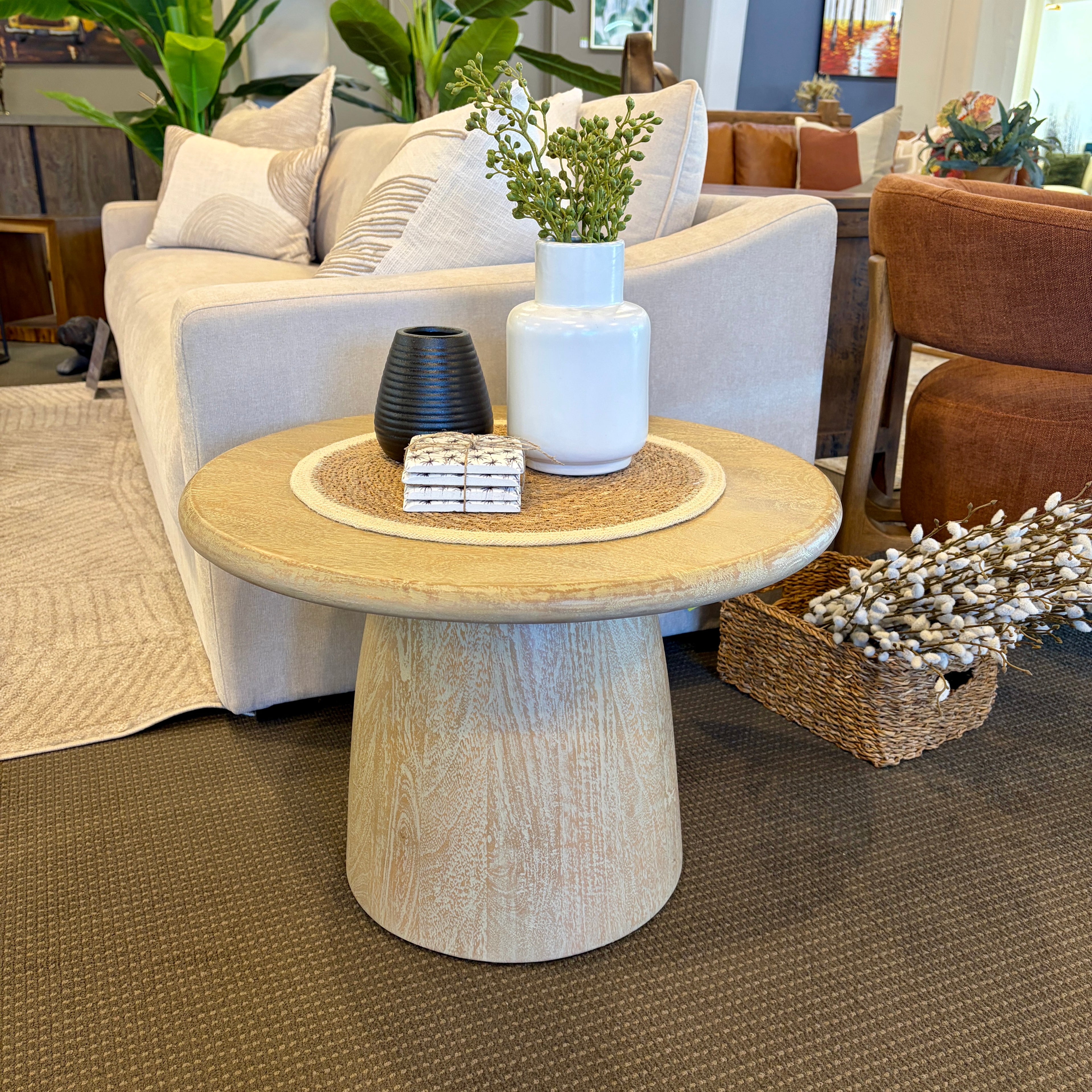 Anders Side Table - Sandblast