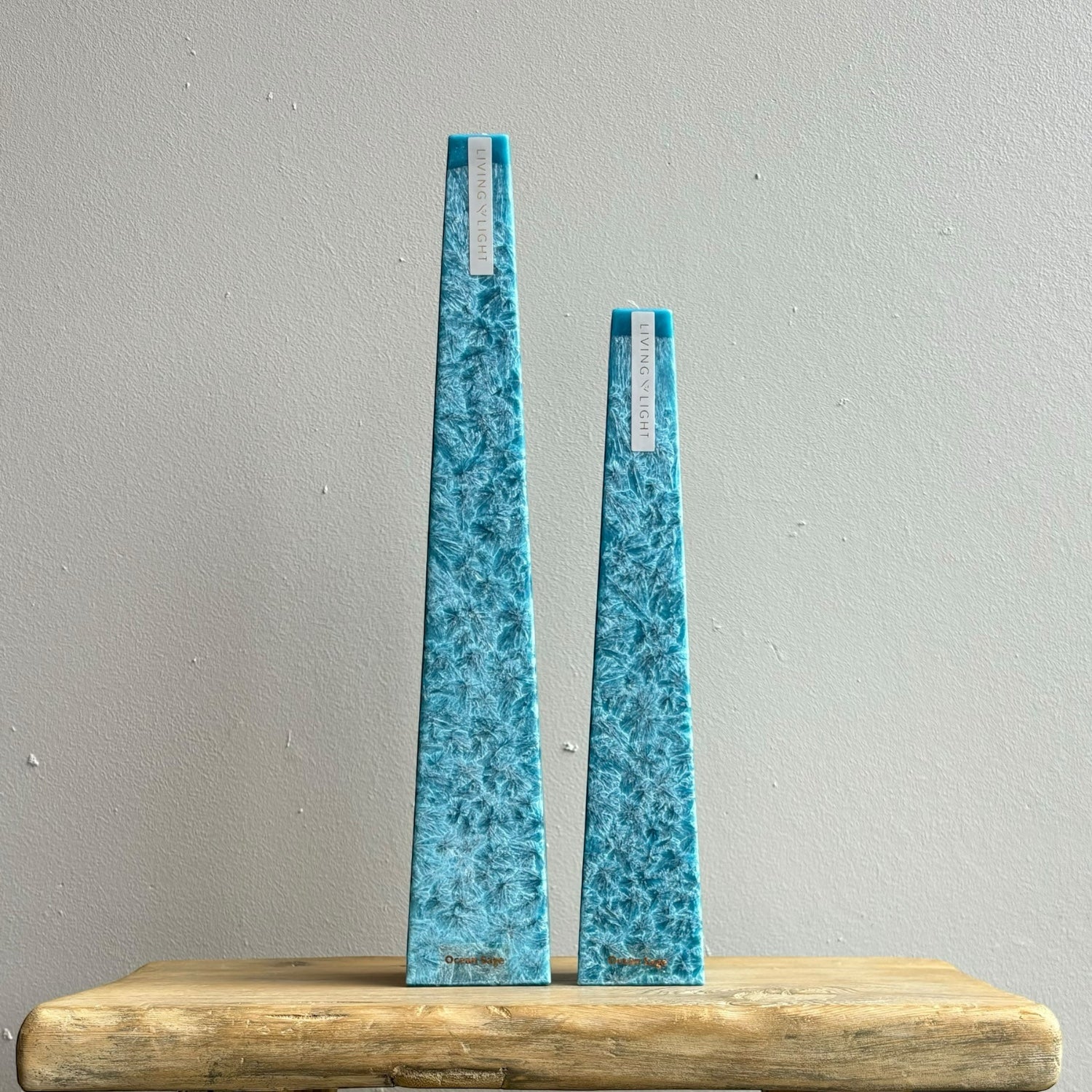 Living Light Icicle Candle - Ocean Sage