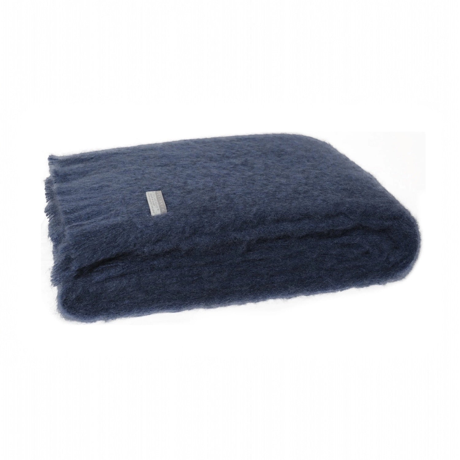 Windemere Mohair Throw - Indigo