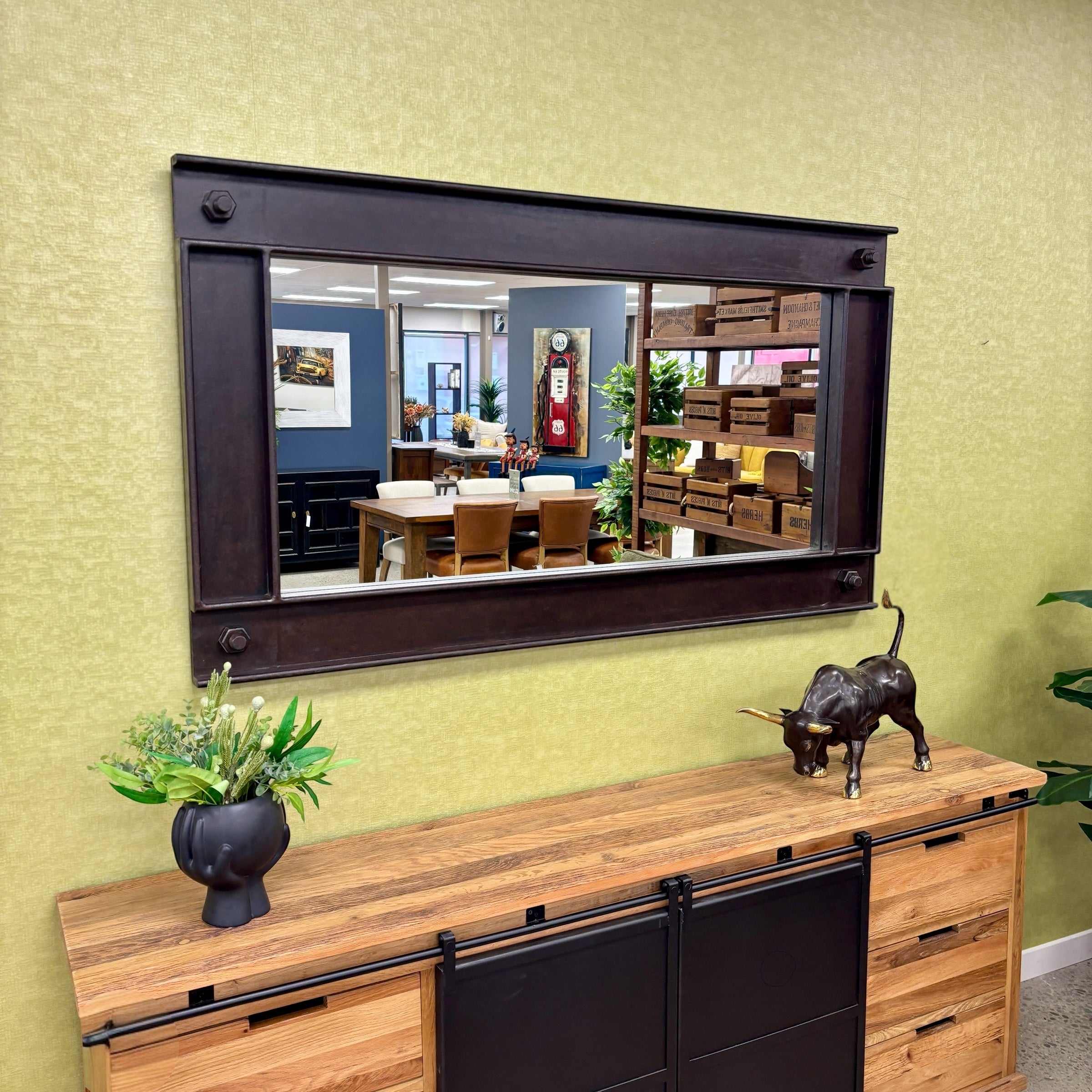 Industrial Rail Mirror
