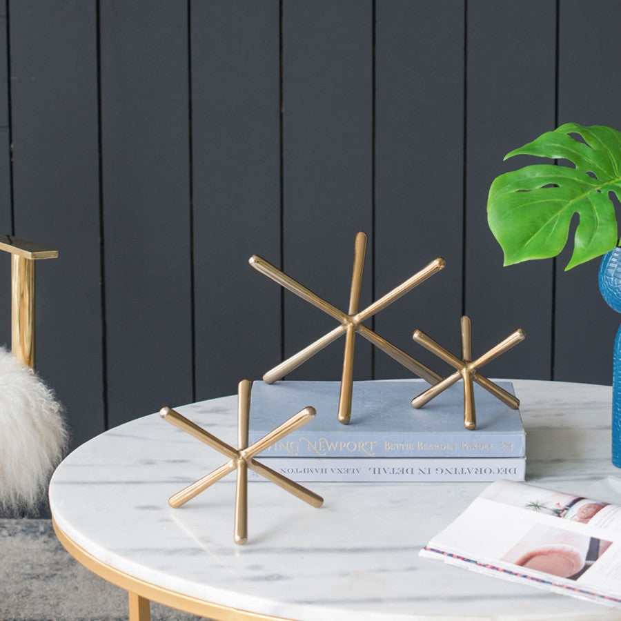 Gold Jacks - set of 3