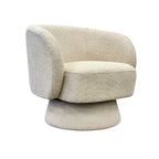 Jenna Swivel Chair - Pebble