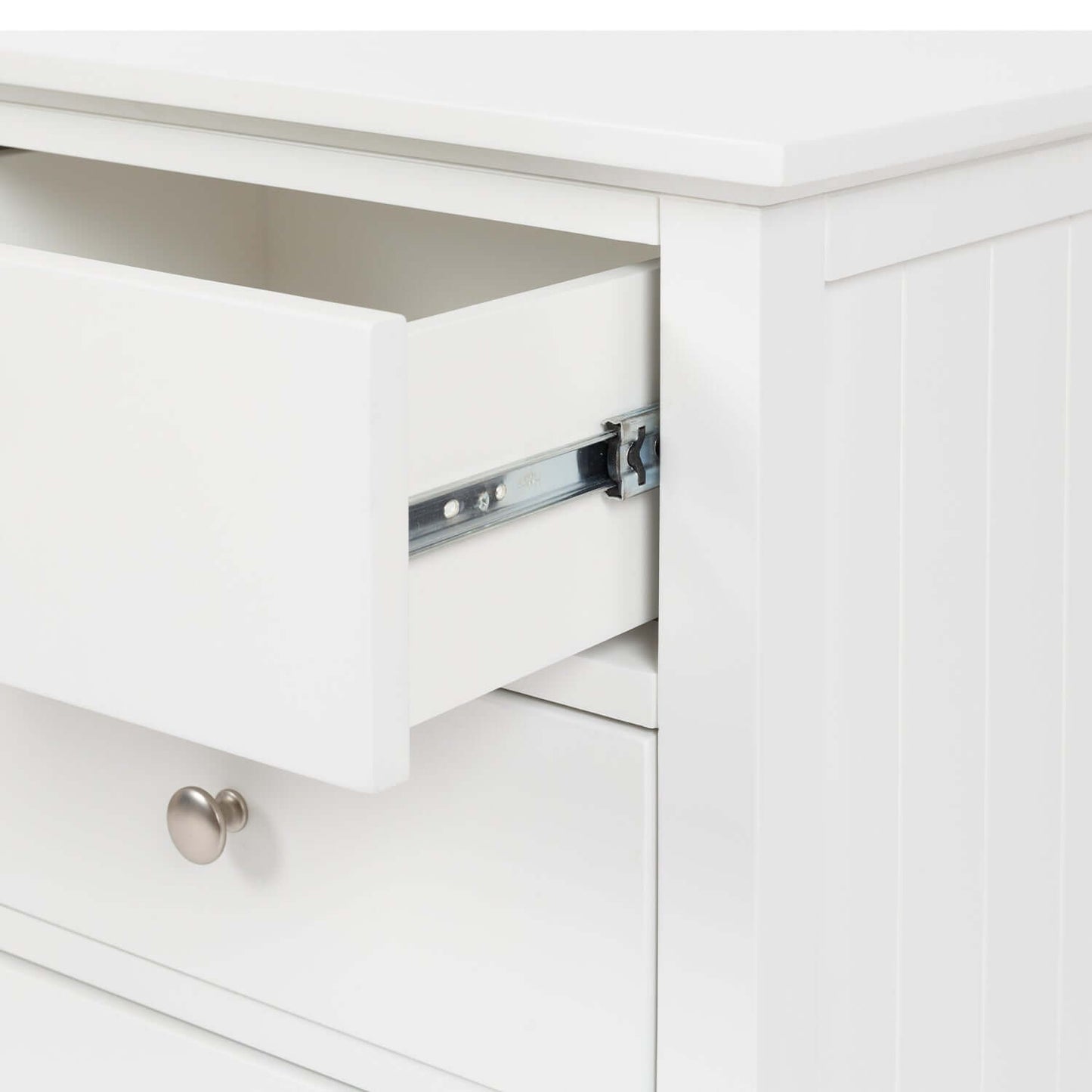 Jessica 3drw Bedside - White