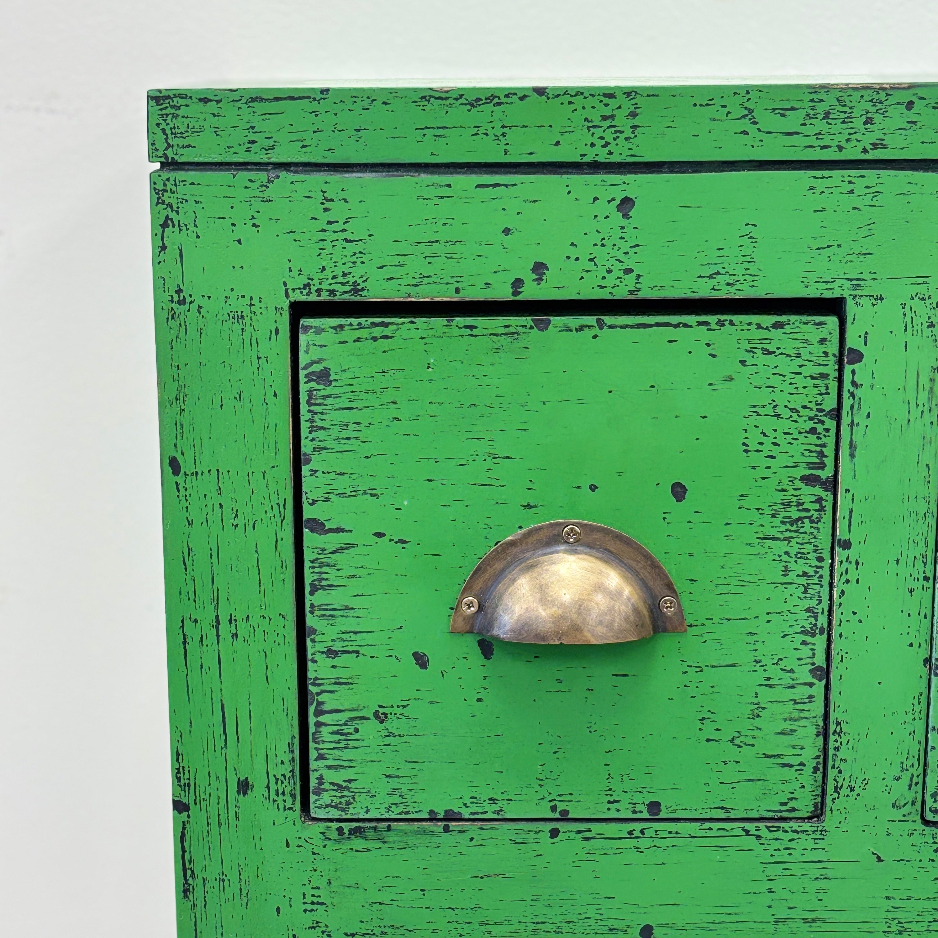 Juniper Console 3 Drawer - Avocado