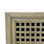 Lattice 2 Door Cupboard - Smoke