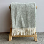 Woola 100% NZ Wool Throw - Light Green