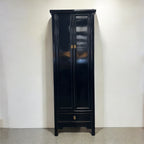 Lina 2 Door Cabinet - Black