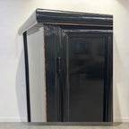 Lina 2 Door Cabinet - Black