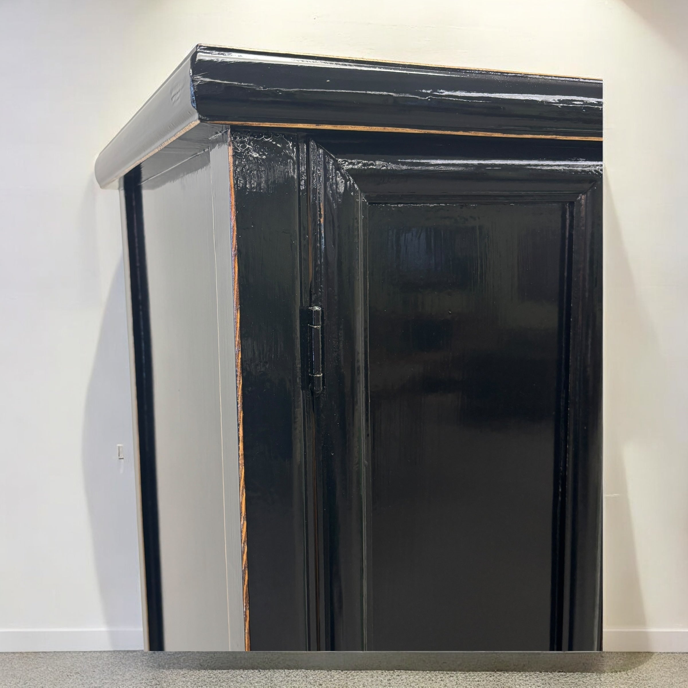 Lina 2 Door Cabinet - Black