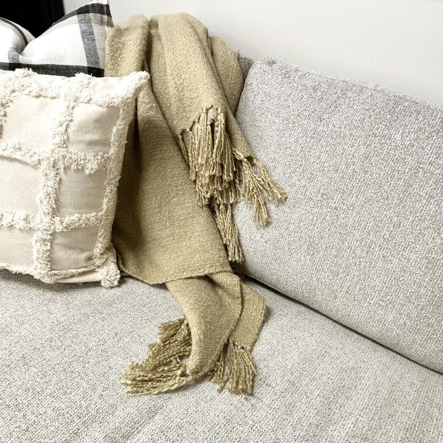 Lucca Fabric Sofa - Oat