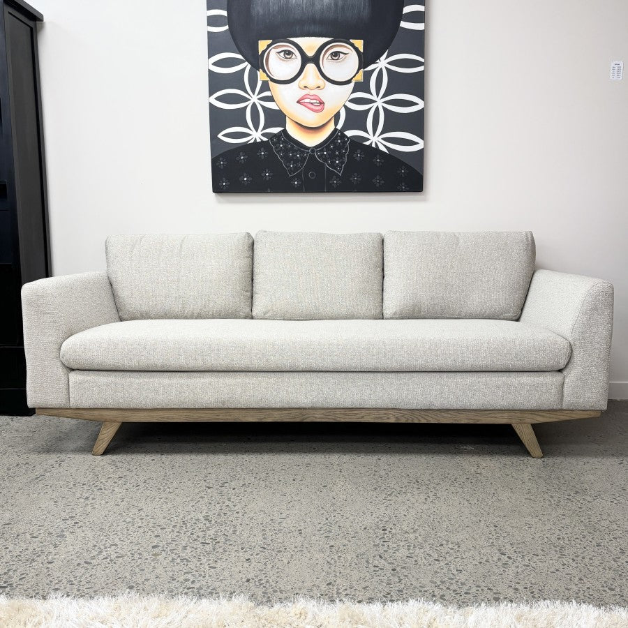 Lucca Fabric Sofa - Oat