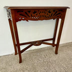 Lucy Filigree Hall Table - Walnut