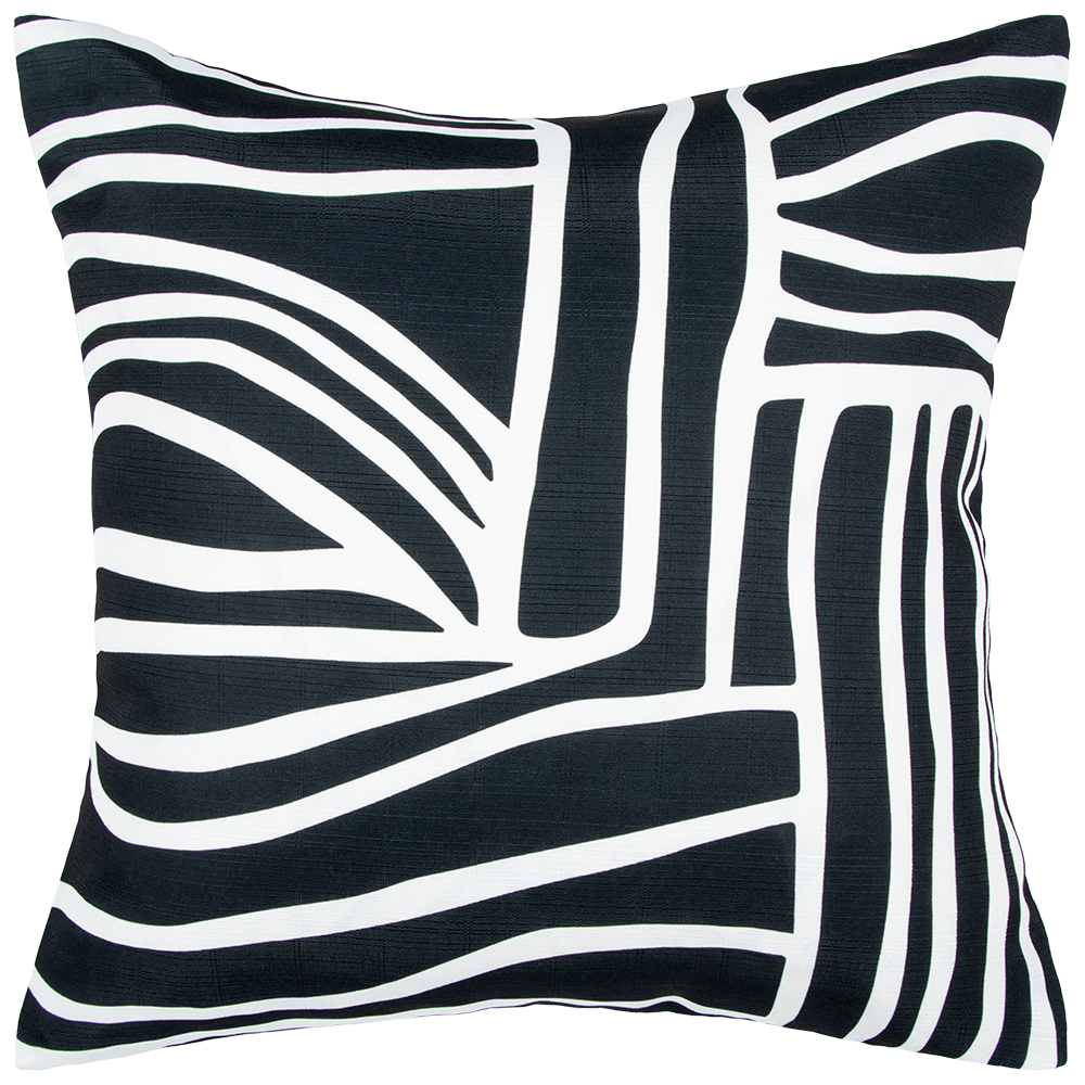 Maze Cushion - Black |JAVA – Java Furniture