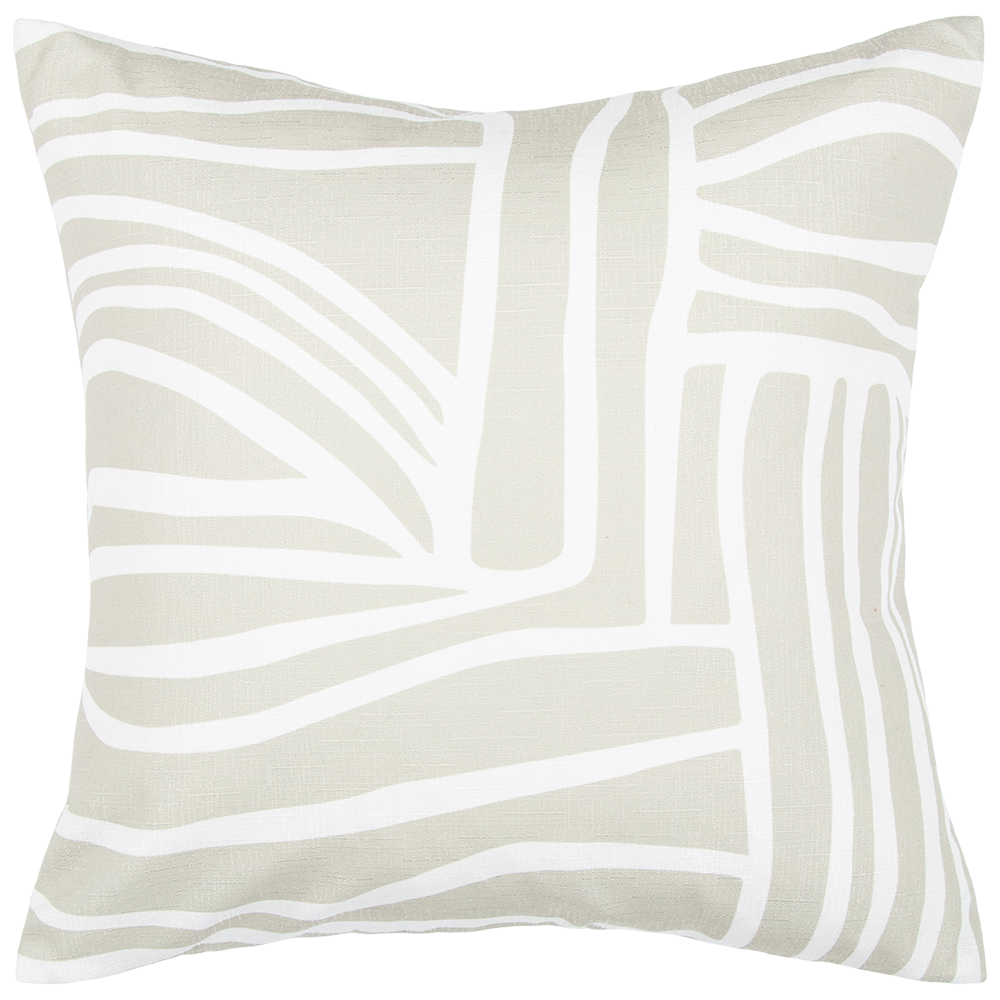 Java's Nz Maze Cushion - Ecru|JAVA – Java Furniture