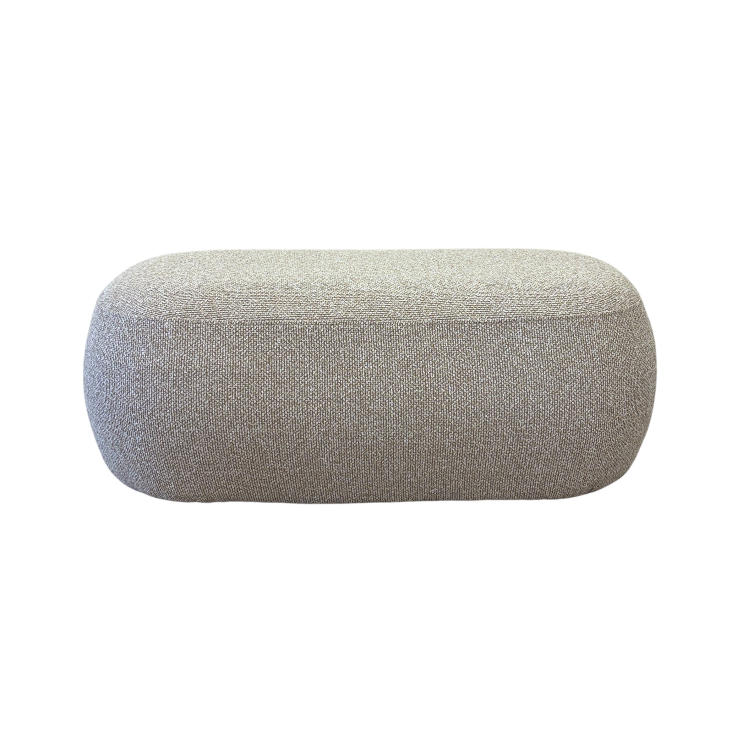 Metro Oval Ottoman - Sand
