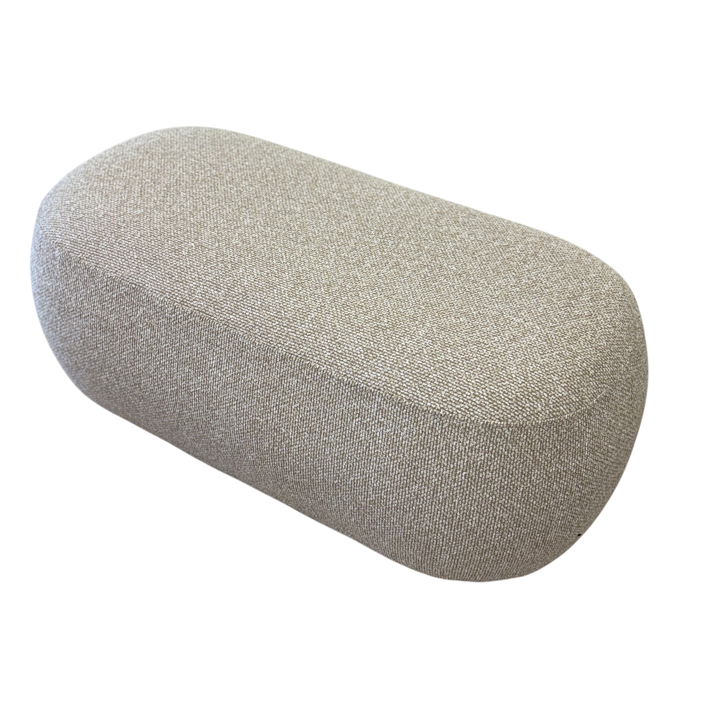 Metro Oval Ottoman - Sand