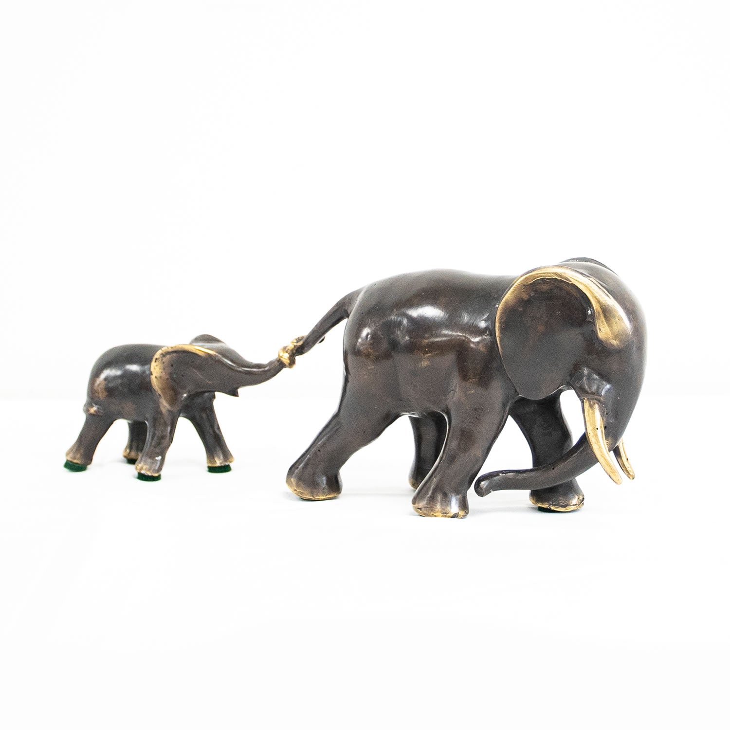 Bronze Figurine - Mother and Baby