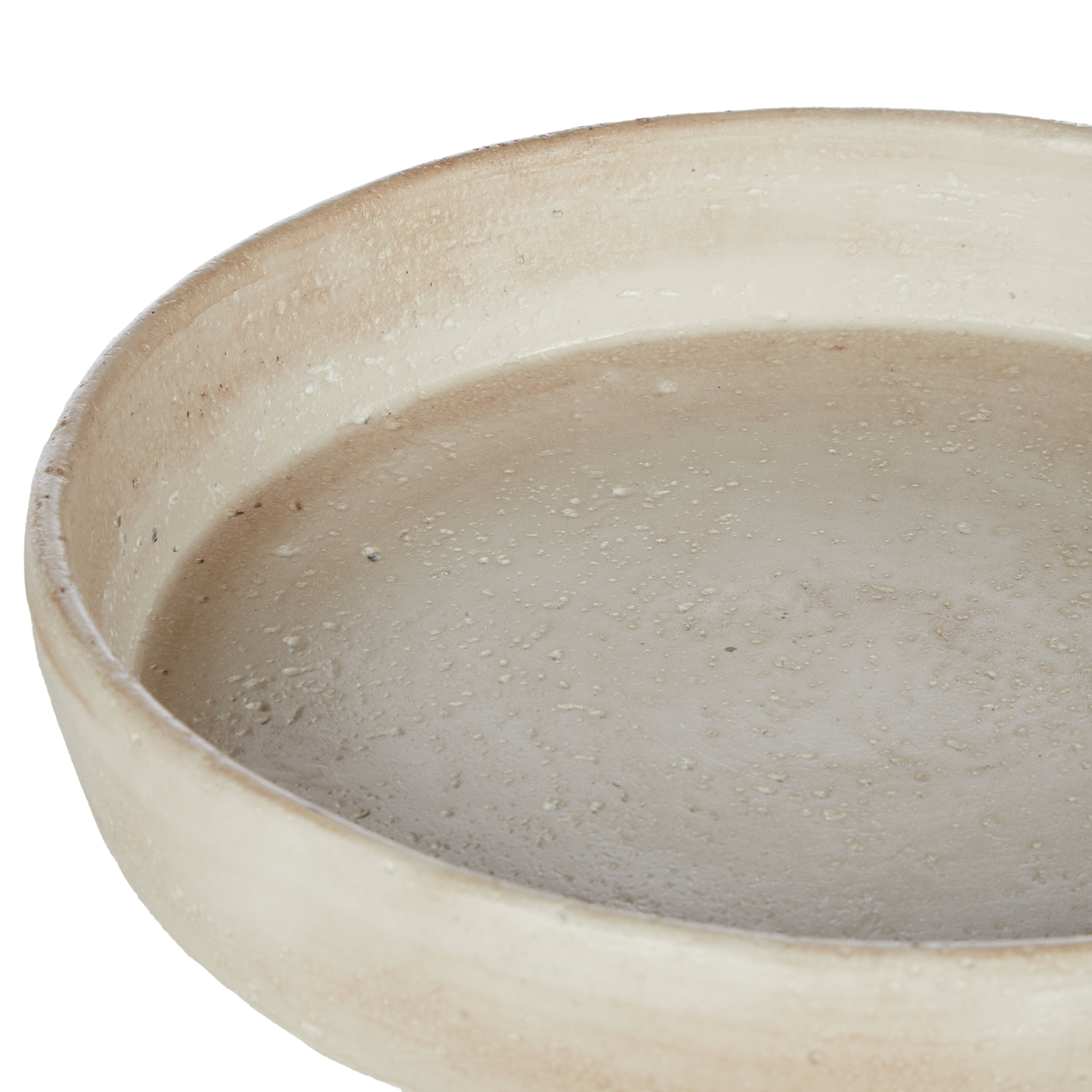 Napier Round Tray - Cement