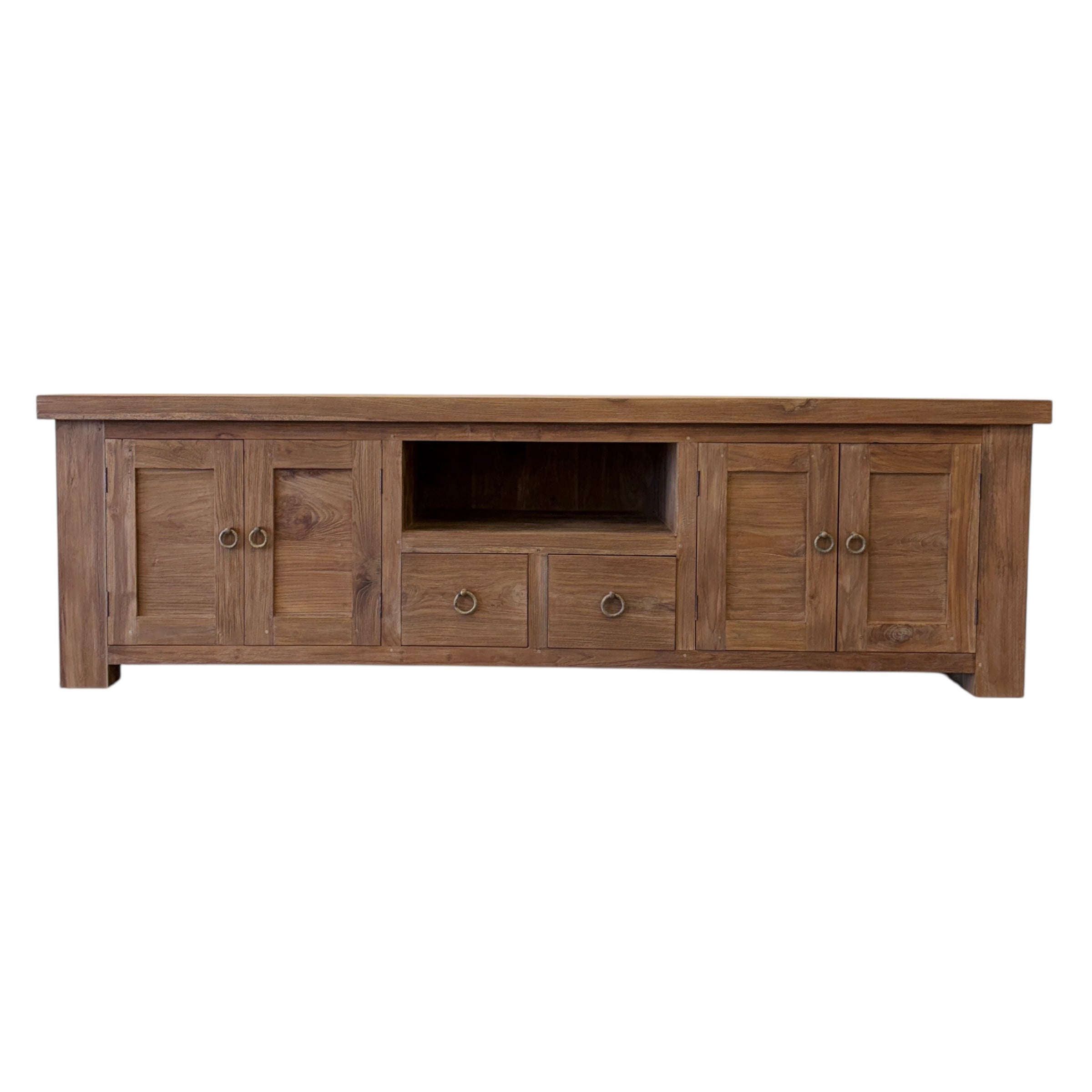 Natural Teak TV Stand