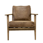 Nero armchair with contemporary design and premium leather upholstery.